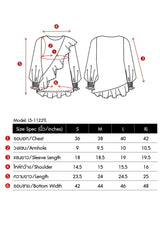 เลดี้พลัส Lady Plus เสื้อแต่งระบาย | Ruffle Blouse Blouse www.ladyplus.co.th (4945222402188)