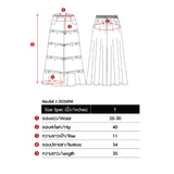 Lady Plus กางเกง Cotton ทรงบาน | Cotton Flare Pants สีส้ม