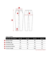 Lady Plus กางเกงลายริ้วขายาว 9 ส่วน | Cropped Stripe Pants สีกรมท่า