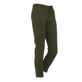 Lady Plus กางเกงขายาว 7 ส่วน | Cropped Pants 6072PM สีเขียว