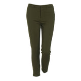 Lady Plus กางเกงขายาว 7 ส่วน | Cropped Pants 6072PM สีเขียว