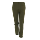 Lady Plus กางเกงขายาว 7 ส่วน | Cropped Pants 6072PM สีเขียว