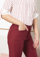 Lady Plus กางเกงขายาว | Long Pants 9746PL สีแดง