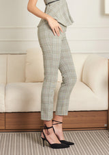 Lady Plus กางเกงลายสก๊อต | Checked Pants (5167183986828)