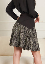 Lady Plus กระโปรงลายม้าลาย | Animal Print Skirt (5167177793676)