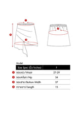 Ohayo กระโปรงระบาย | Ruffle Skirt F ฟ้า | Blue Skirt Ohayo Plus โอฮาโย โอฮาโยพลัส โอฮาโย่ โอฮาโย่พลัส (5087238488204)