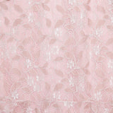 Lady Plus เดรสลูกไม้แขนระบายชายกระโปรงระบาย | Ruffle Lace Dress สีชมพูโอรส