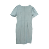 Dress Code เดรสระบายขอบเอวแขนสั้น | Short Sleeve Dress with Ruffles สีเทา