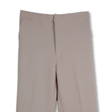 Lady Plus กางเกงขายาว 7 ส่วนเอวสม๊อคหลัง | Cropped Pants with Elastic สีกากี