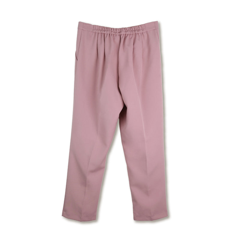 Lady Plus กางเกงขายาว 7 ส่วนเอวสม๊อคหลัง | Cropped Pants with Elastic สีชมพู