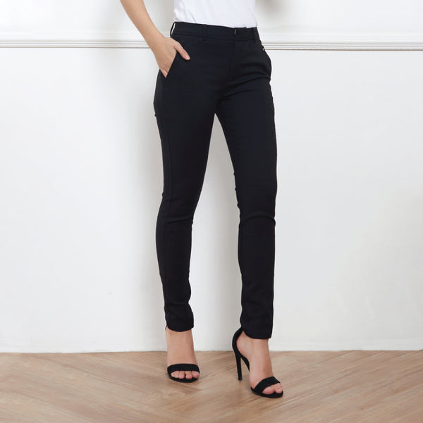 Lady Plus กางเกงขายาว | Long Pants 3002PL สีดำ
