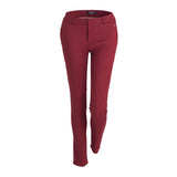 Lady Plus กางเกงขายาว | Long Pants 3002PL สีแดงไวน์