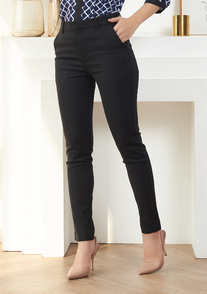 Lady Plus กางเกงขายาว | Long Pants 3003PL สีแดงเชอร์รี่