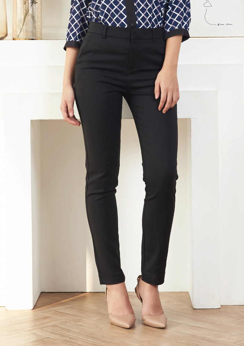 Lady Plus กางเกงขายาว | Long Pants 3003PL สีแดงเชอร์รี่