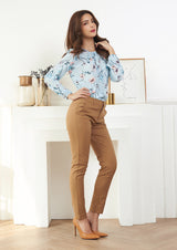 Lady Plus กางเกงขายาว | Long Pants 3003PL สีน้ำตาล