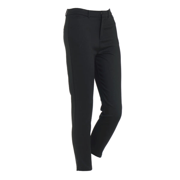Lady Plus กางเกงขายาว 7 ส่วน | Cropped Pants 6072PM สีดำ