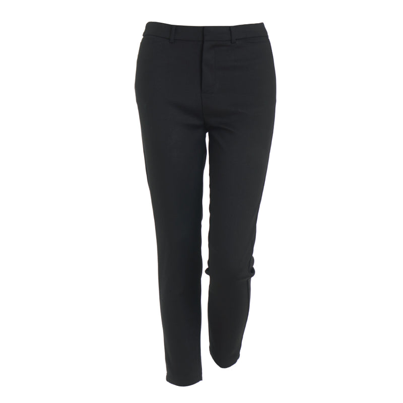 Lady Plus กางเกงขายาว 7 ส่วน | Cropped Pants 6072PM สีดำ