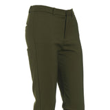 Lady Plus กางเกงขายาว 7 ส่วน | Cropped Pants 6072PM สีเขียว