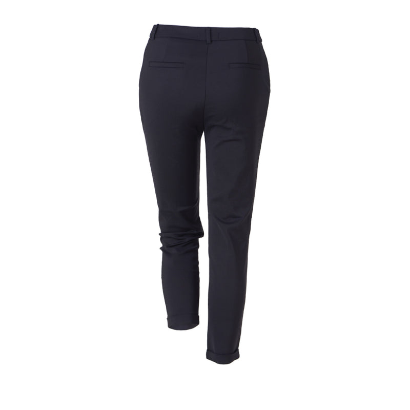 Lady Plus กางเกงขายาว 7 ส่วน | Cropped Pants 6080PM สีดำ