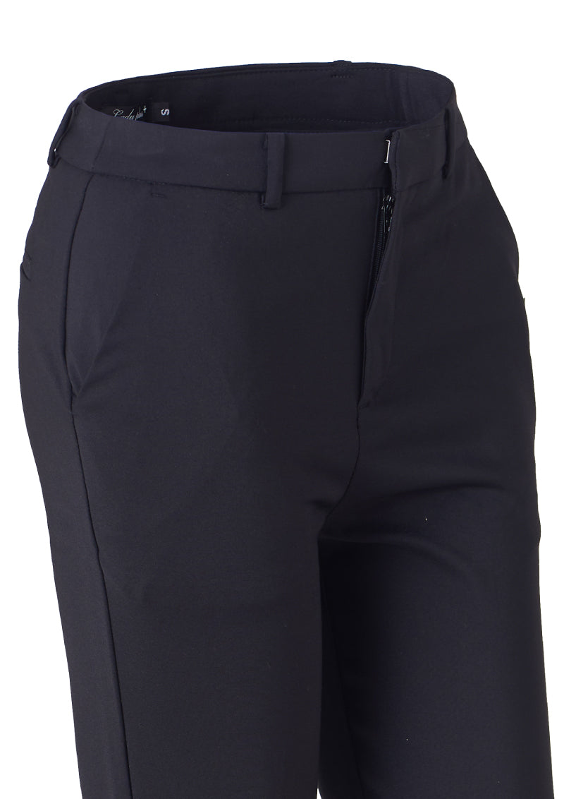 Lady Plus กางเกงขายาว 7 ส่วน | Cropped Pants 6080PM สีดำ