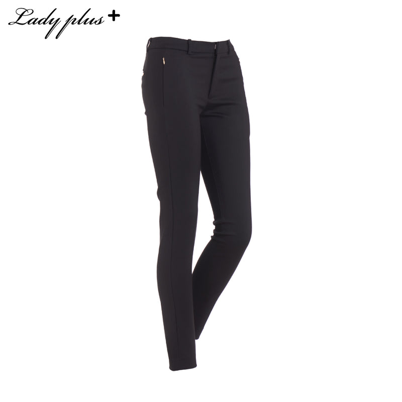 Lady Plus กางเกงขายาว | Long Pants 7011PL สีดำ