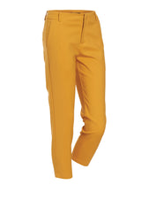 Lady Plus กางเกงขายาว 7 ส่วน | Cropped Pants 7045PM สีเหลือง