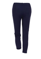Lady Plus กางเกงขายาว 7 ส่วน | Cropped Pants 9747PM สีกรมท่า