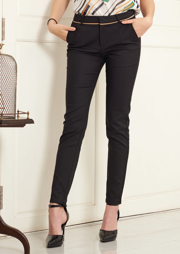 Lady Plus กางเกงขายาว | Long Pants 9763PL สีดำ