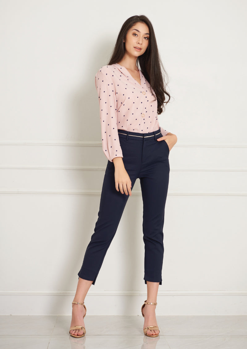 Lady Plus กางเกงขายาว 7 ส่วน | Cropped Pants 6079PM (5156060201100)