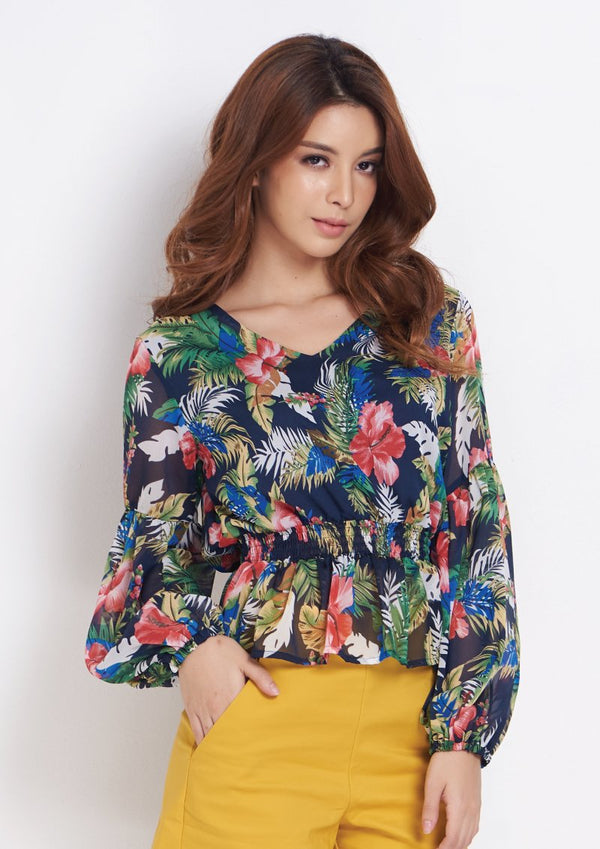 เลดี้พลัส Lady Plus เสื้อแขนบอลลูน | Puff Sleeve Blouse Blouse www.ladyplus.co.th (4945235083404)