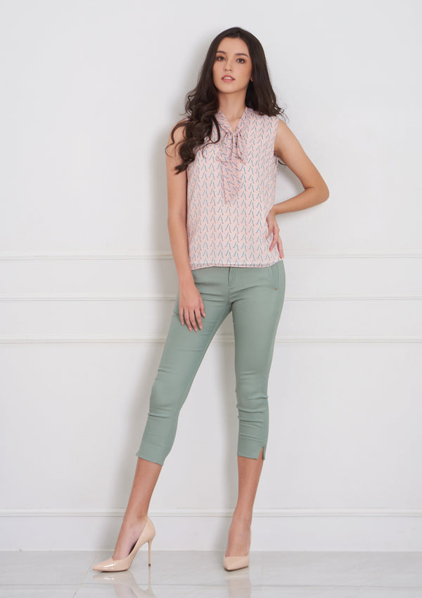 Lady Plus กางเกงขายาว 7 ส่วน | Cropped Pants 9726PM (5156504666252)