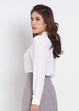 เลดี้พลัส Lady Plus เสื้อชีฟองแขนยาว | Long Sleeve Chiffon Blouse Blouse www.ladyplus.co.th (4945229447308)