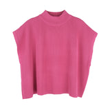 Lady Plus เสื้อถักนิตทรงโคร่ง | Oversized Knit Top สีชมพู