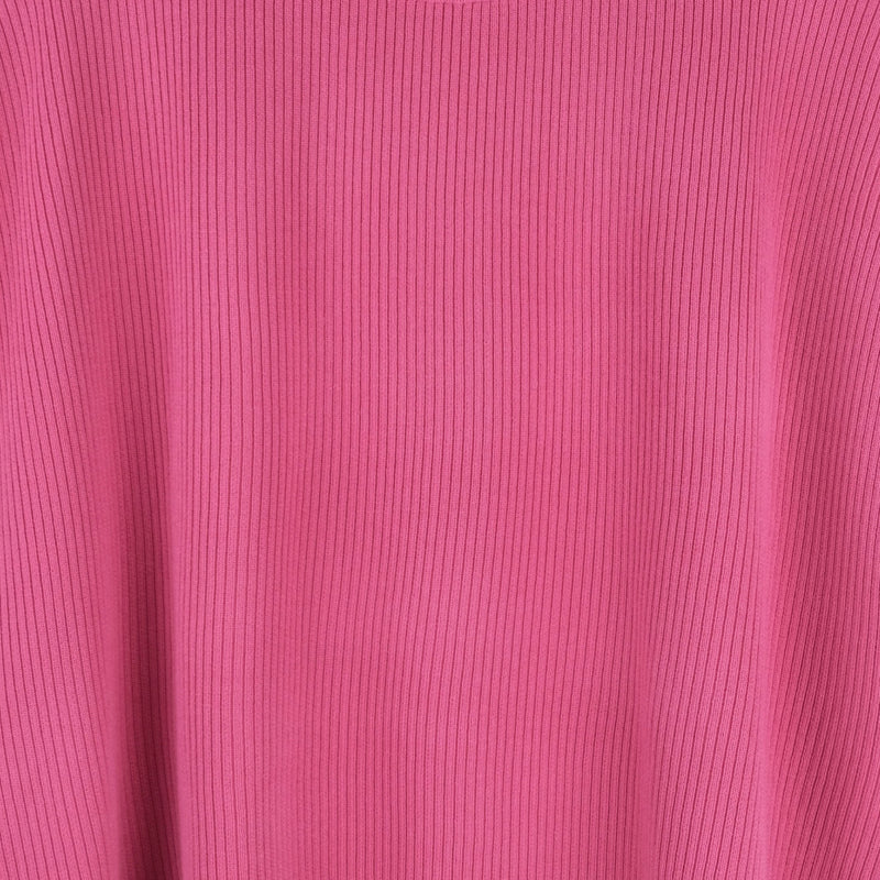 Lady Plus เสื้อถักนิตทรงโคร่ง | Oversized Knit Top สีชมพู