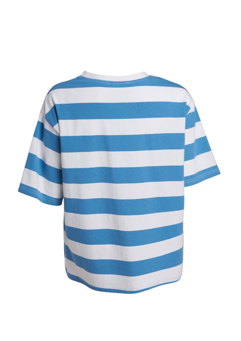 Ohayo เสื้อยืดลายริ้ว | Striped T-Shirt T-Shirt Ohayo Plus โอฮาโย โอฮาโยพลัส โอฮาโย่ โอฮาโย่พลัส (5111383949452)