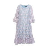 Lady Plus เดรสลูกไม้แขนระบายต่อชั้น | Ruffle Sleeve Lace Dress สีชมพู